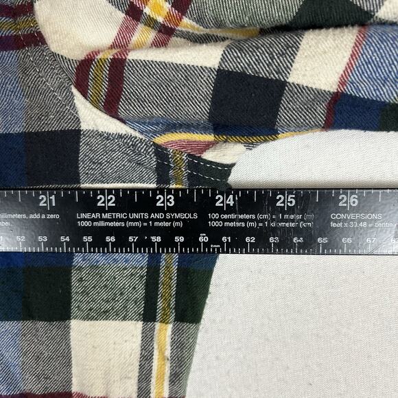 American Eagle Long Sleeve Button Up Flannel Shirt Mens XL Classic Fit Plaid Top - Picture 8 of 11